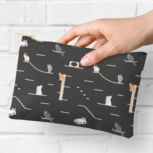 Cute Kat Meubel Patroon Ritszakje Etui