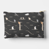 Cute Kat Meubel Patroon Ritszakje Etui (Achterkant)