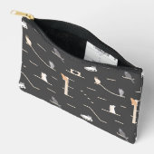 Cute Kat Meubel Patroon Ritszakje Etui (Open)