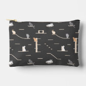Cute Kat Meubel Patroon Ritszakje Etui (Voorkant)