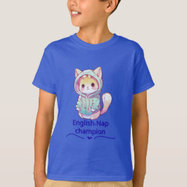 Cute Kat Nap Kampioen Teveel T-Shirt