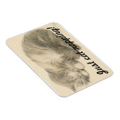 Cute Kat Napping Magnet Magneet (Rechterzijde)