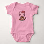 Cute kat ontwerp romper (Voorkant)