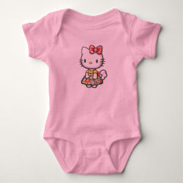 Cute kat ontwerp  romper