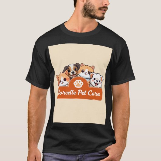 Cute kat ontwerp t-shirt (Voorkant)
