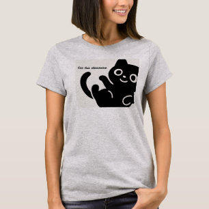 Cute kat ontwerp voor elke kattenliefhebber. 🐱💕 t-shirt