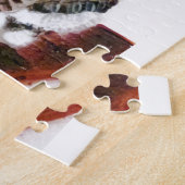 Cute Kat Painting Tabby Cat Legpuzzel (Zijkant)