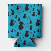 Cute kat patroon blikjeskoeler (Voorkant)