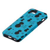 Cute kat patroon Case-Mate iPhone case (Onderkant)