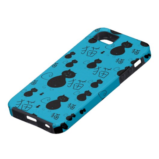 Cute kat patroon Case-Mate iPhone case (Onderkant)