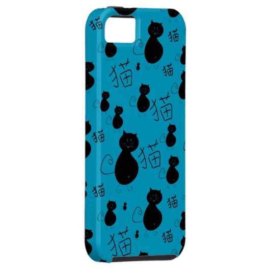 Cute kat patroon Case-Mate iPhone case (Back/Rechts)
