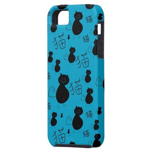 Cute kat patroon Case-Mate iPhone case (Achterkant Links)