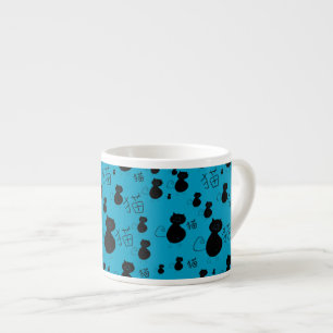 Cute kat patroon espresso kop
