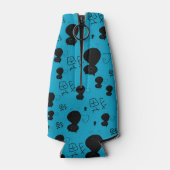 Cute kat patroon flesjeskoeler (Achterkant)