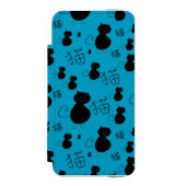 Cute kat patroon incipio iPhone portemonnee hoesje (Voorkant Agenda)