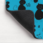 Cute kat patroon muismat (Hoek)