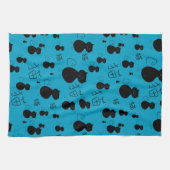 Cute kat patroon theedoek (Horizontaal)