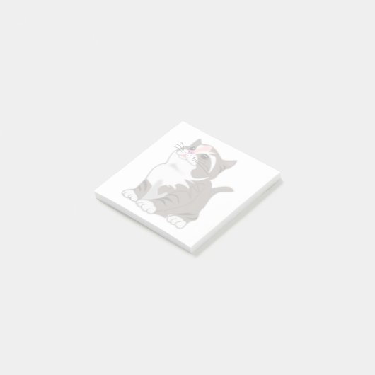 Cute Kat Post-it® Notities Notes (Schuin)