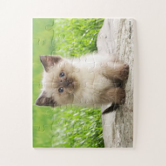 Cute Kat Puzzle Legpuzzel (Verticaal)