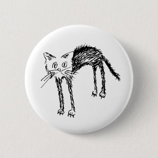 Cute Kat Ronde Button 5,7 Cm