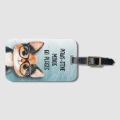 Cute Kat School, Sport Bagagelabel (Voorkant (horizontaal))