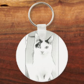 Cute Kat Sleutelhanger (Voorkant)