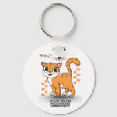 Cute Kat Sleutelhanger | Schattige Kittens Accesso (Achterkant)