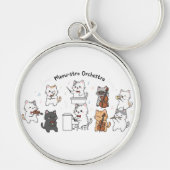 Cute Kat Symfonieband Sleutelhanger (Voorkant)