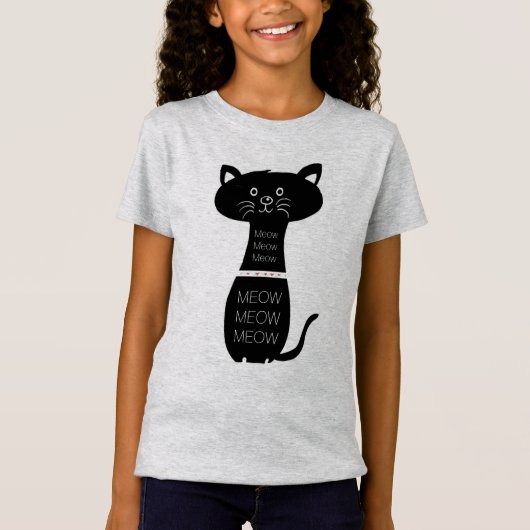 Cute Kat T-shirt (Voorkant)