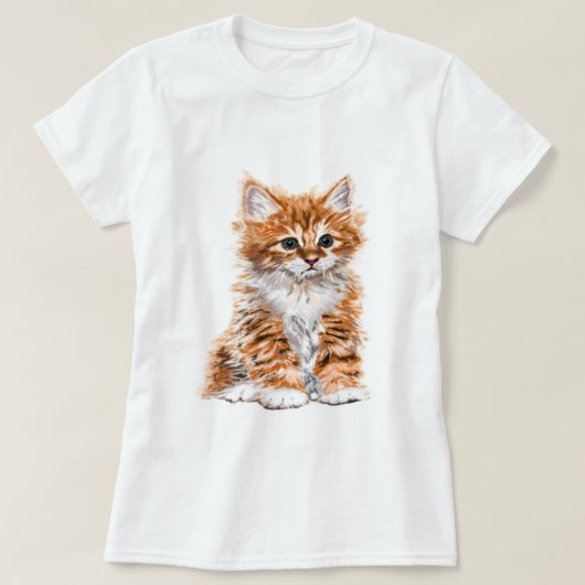 Cute Kat T-shirt (Design voorkant)