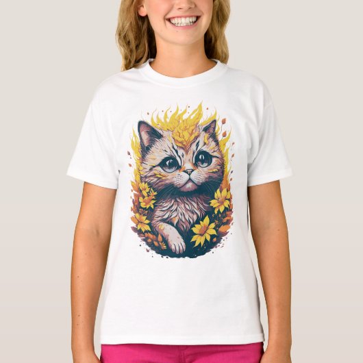 Cute Kat T-shirt (Voorkant)