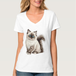 Cute Kat T-shirt Kat Moeder Kat Vader