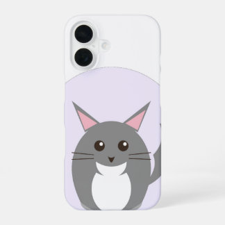 Cute Kat Telefoonhoesje | Kawaii Kitten Hoesje iPh iPhone 16 Hoesje
