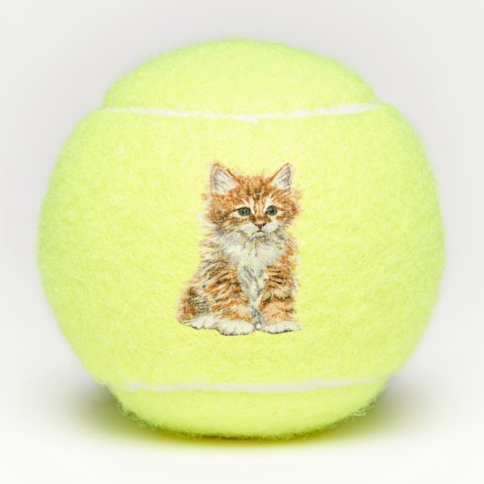 Cute Kat Tennisballen (Voorkant)