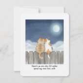 Cute Kat Valentijns Kaart voor Echtgenoot of Echtg (Voorkant)