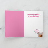 Cute Kat "Voor mama" Verjaardag Kaart (Binnen)