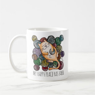 Cute Kat's Garenthemel Breiwol voor Breisters Koffiemok