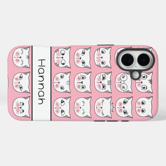 Cute Katten Case-Mate iPhone Case (Achterkant (horizontaal))