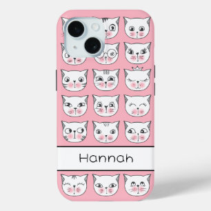 Cute Katten iPhone 15 Case