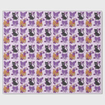 Cute katten en strikken patroon