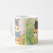 Cute Katten | Kat Vader Mok | Kat Moeder Mok | Kat (Voorkant links)