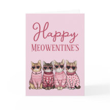 Cute Katten Valentijnskaart