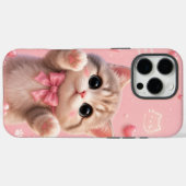 Cute Kattenhoesje voor Telefoon Case-Mate iPhone Case (Achterkant (horizontaal))