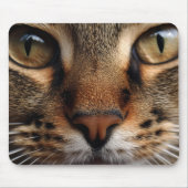 Cute kattenneus en oogdeksel. Gezelschapsdier Muismat (Voorkant)