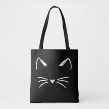 Cute Kattenoren & Snorharen Hart Neus Grafisch