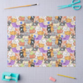 Cute-kattenpatroon Tissuepapier (Craft)