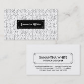 Cute-kattenpatroon Visitekaartje (Voorkant / Achterkant)