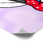 Cute Kaukasian Fairy Girl Happy Birthday Poster (Hoek)