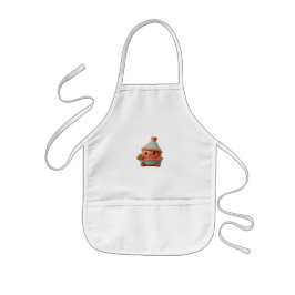 Cute Kawaii 3D Marokkaanse Tagine & Theepot Sticke Kinder Schort