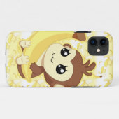 Cute Kawaii aap holding banana Case-Mate iPhone Case (Achterkant (horizontaal))